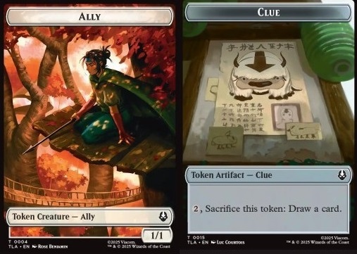 Ally Token (W 1/1) // Clue Token (V.1)