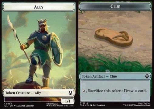 Ally Token (W 1/1) // Clue Token (V.2)