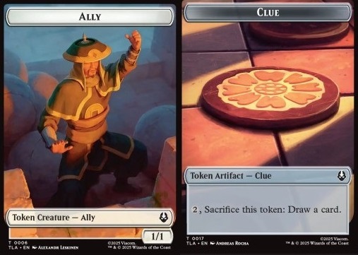 Ally Token (W 1/1) // Clue Token (V.3)