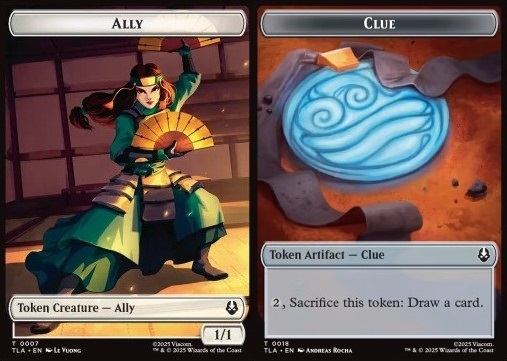 Ally Token (W 1/1) // Clue Token (V.4)