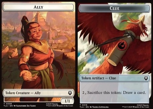 Ally Token (W 1/1) // Clue Token (V.5)