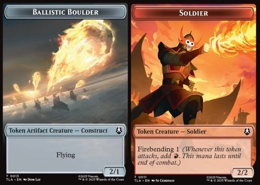 Ballistic Boulder Token (A 2/1) // Soldier Token (R 2/2)