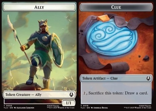 Ally Token (W 1/1) // Clue Token (V.6)