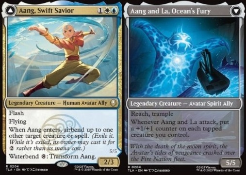 Aang, Swift Savior // Aang and La, Ocean's Fury