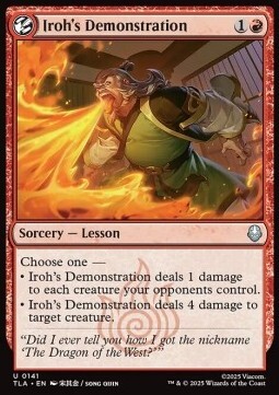 Iroh's Demonstration