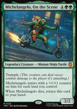 Michelangelo, On the Scene