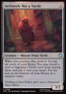 Definitely Not a Turtle