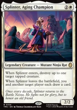 Splinter, Aging Champion