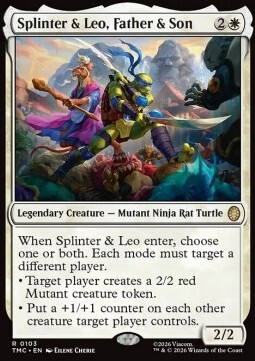Splinter & Leo, Father & Son
