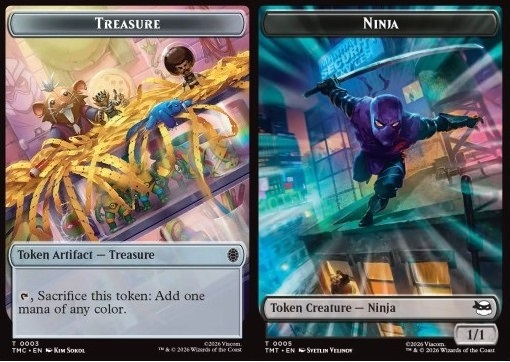 Treasure Token // Ninja Token (B 1/1)