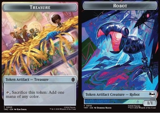Treasure Token // Robot Token (A 1/1)