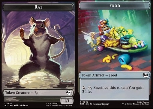 Rat Token (B 1/1) // Food Token