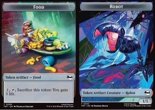 Food Token // Robot Token (A 1/1)