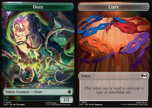 Ooze Token (G 2/2) FOIL // Copy Token FOIL