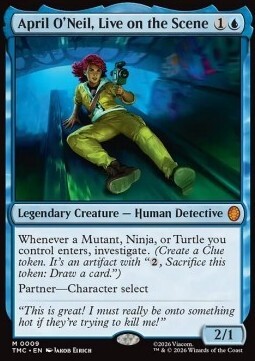 April O'Neil, Live on the Scene