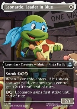 Leonardo, Leader in Blue