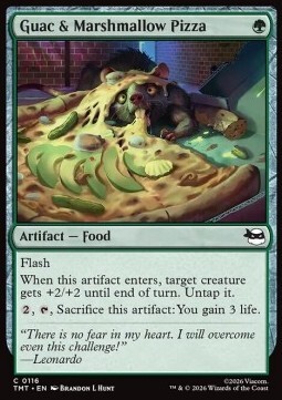 Guac & Marshmallow Pizza