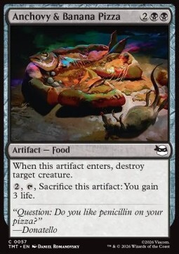 Anchovy & Banana Pizza