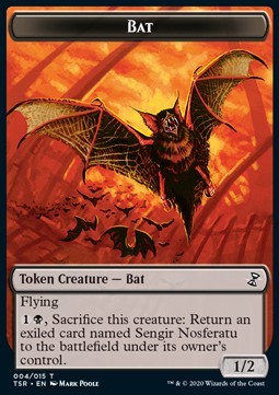 Bat Token (Black 1/2)