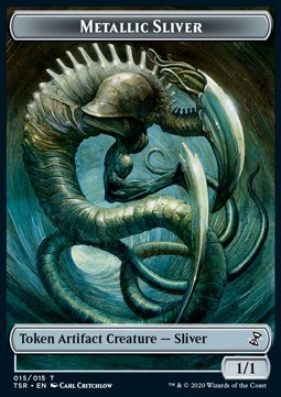 Metallic Sliver Token (Colorless 1/1)
