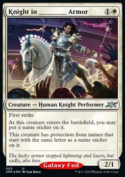 Knight in _____ Armor