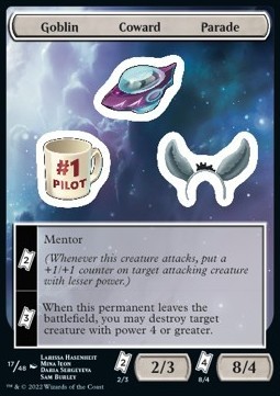 Goblin Coward Parade Sticker