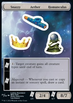 Snazzy Aether Homunculus Sticker