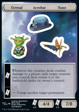 Eternal Acrobat Toast Sticker