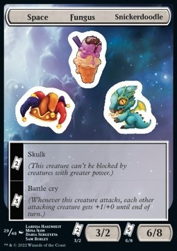 Space Fungus Snickerdoodle Sticker