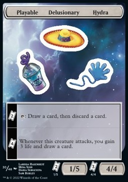 Playable Delusionary Hydra Sticker