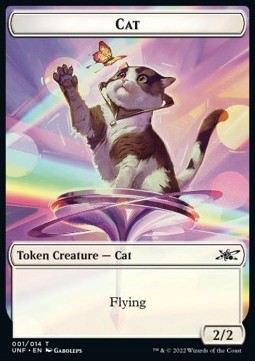 Cat Token (White 2/2)