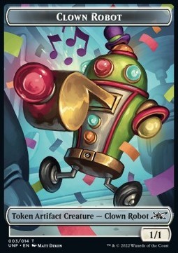 Clown Robot Token (Colorless 1/1) (V.2)