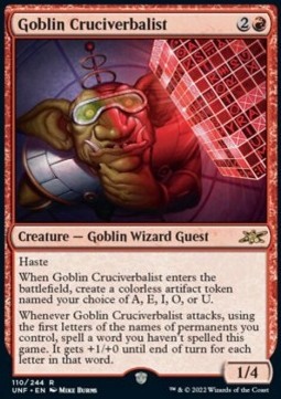 Goblin Cruciverbalist