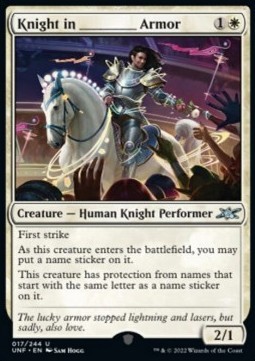 Knight in _____ Armor