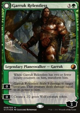 Garruk Relentless / Garruk, the Veil-Cursed