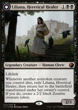 Liliana, Heretical Healer / Liliana, Defiant Necromancer