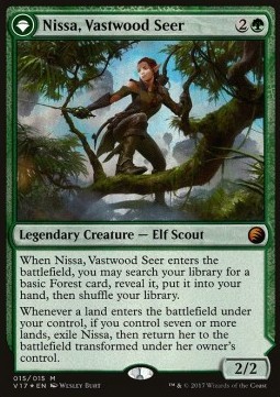 Nissa, Vastwood Seer / Nissa, Sage Animist