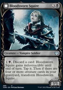 Bloodsworn Squire // Bloodsworn Knight