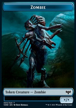 Zombie Token (Blue */*)