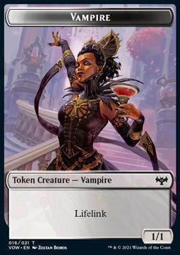 Vampire Token (White and Black 1/1)