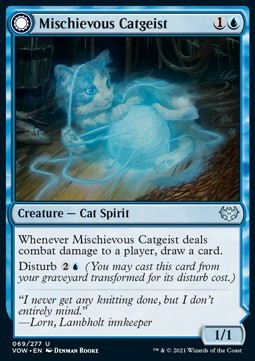 Mischievous Catgeist // Catlike Curiosity