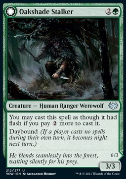 Oakshade Stalker // Moonlit Ambusher