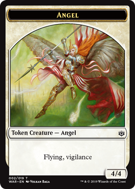 Angel Token (White 4/4 Flying Vigilance)