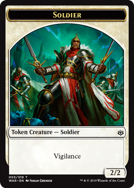 Soldier Token (White 2/2 Vigilance)