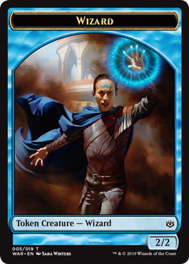 Wizard Token (Blue 2/2)