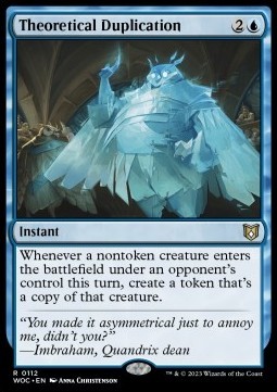 Theoretical Duplication