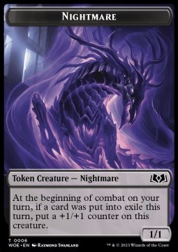 Nightmare Token (Black 1/1)