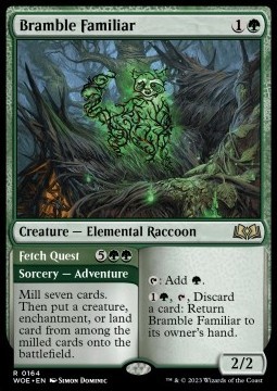 Bramble Familiar // Fetch Quest