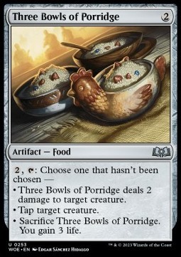 Three Bowls of Porridge